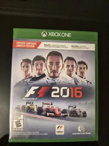 Jogo F1 2016 Xbox One Mídia Física Original Impecável Usado