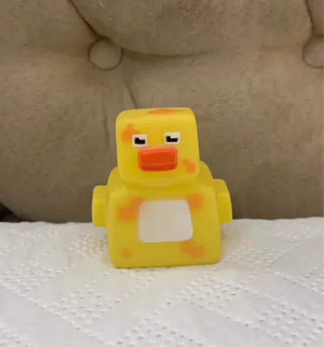 Patinho de Borracha Colecionável Minecraft