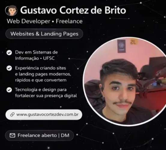 Crio sites modernos para o seu negócio!