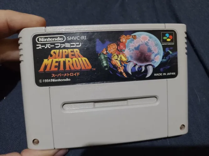 Vendo super Metroid japonesa salvando !!!
