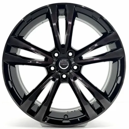 JOGO DE RODAS VOLVO XC-60 ARO 19X7,5 PRETO FUME DIAMANTADO 5X108 ET50,5 SEMINOVAS