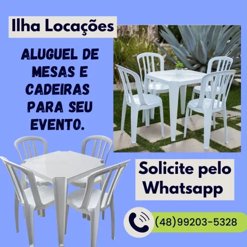 Aluguel de Mesas e Cadeiras