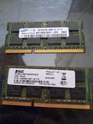 Memória RAM ddr2 de notebook