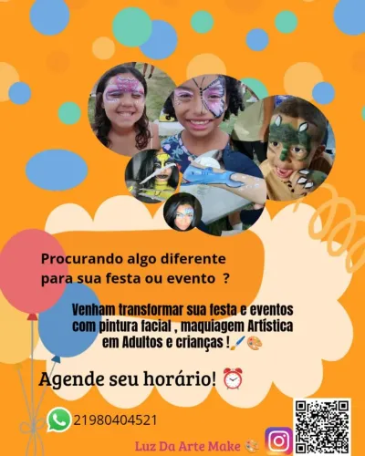 Maquiagem Artística infantil 