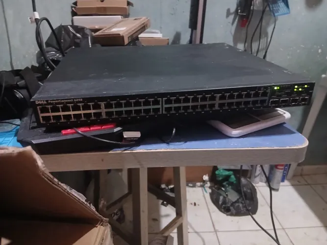 Dell powerconnect 6248 funcionando perfeitamente!!!