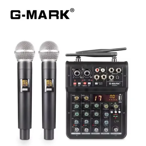 Microfones sem fio G Mark Studio 6 Bluetooth Com mesa de som / Novas / aceitamos cartão 