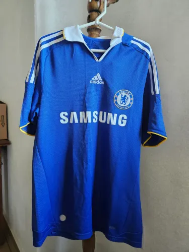 Camisa Chelsea Home 2008/2009 Adidas Samsung - Tamanho M - Original de Época