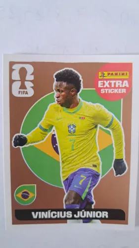 Figurinha da copa 2026 legend Vinicius Júnior bronze