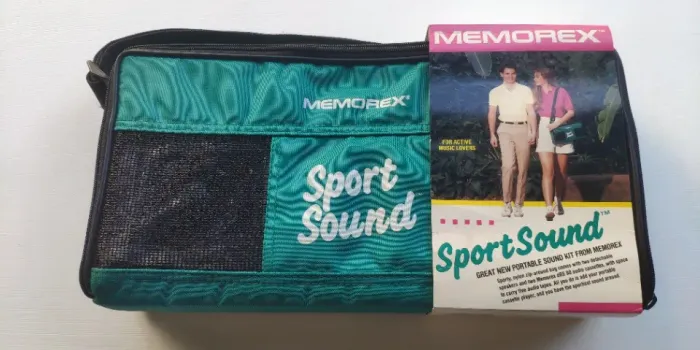 Memorex Sport Sound - Vintage Portable Speaker Sound System - NOVO