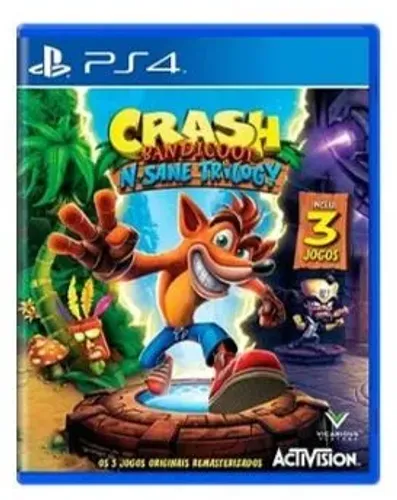 Crash Bandicoot N Sane Trilogy PS4 Mídia Física 