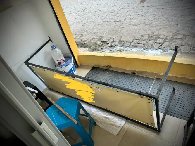 Fachada de ferro para loja