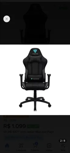 Cadeira De Escritório e Gamer Thunderx3 EC3