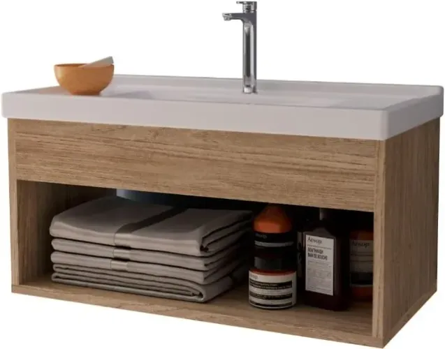 Armário com Cuba para Banheiro 100% MDF