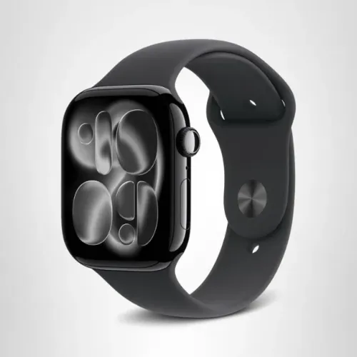 Apple Watch Series 11 GPS - Caixa preta brilhante de alumínio 46 mm