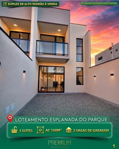 Duplex de Alto Padrão à Venda 148 M² com 3 quartos - BOA VISTA