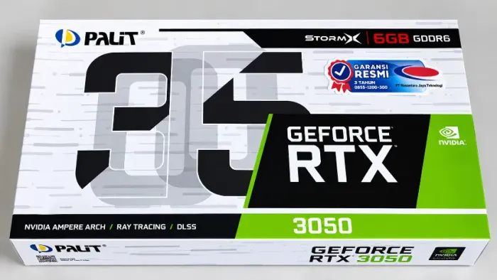 Placa de Vídeo Palit Stormx 6GB GeForce RTX3050 GDDR6