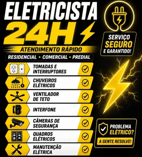 Eletricista Disponível 24h Teresina