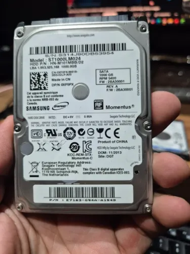 HD Samsung para LapTop 1TB Modelo:ST1000LM024
