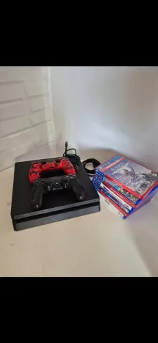 PS4 1TB 2 CONTROLES E 7 JOGOS