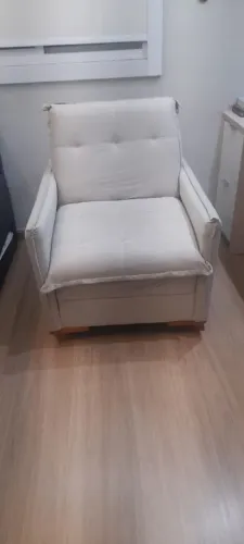 Poltrona Rubi Retrátil Bege