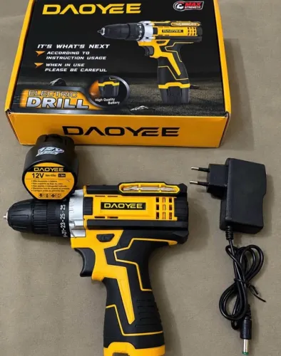 FURADEIRA E PARAFUSADEIRA DAOOYE 12V