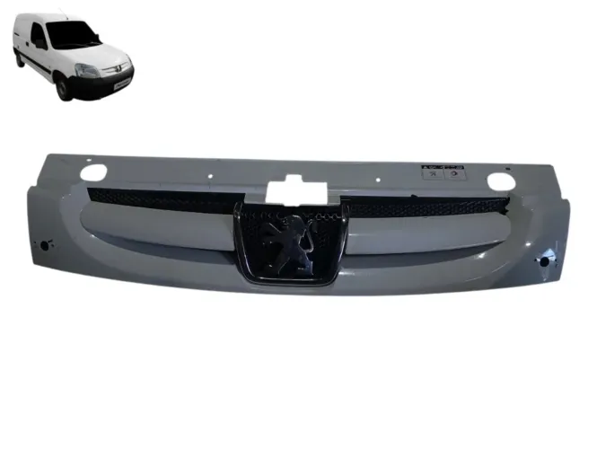Grade Dianteira Peugeot Partner Furgão 1.6 2021 2022 Branco Brilhante Dianteira