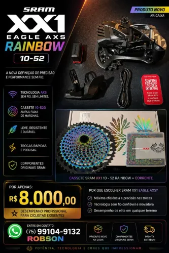 Grupo SRAM XX1 Eagle AXS Rainbow
