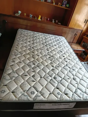 Vendo Cama Box Viúva: Colchão Ortopédico Ortobom