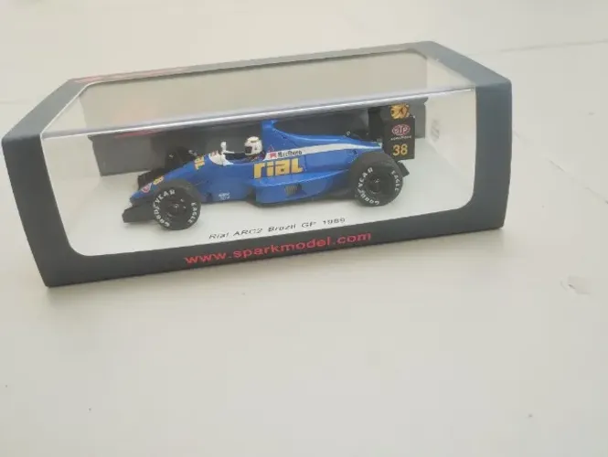 1/43 F1 Spark Formula 1 Rial arc2 Christian Danner Gp Brasil 1989