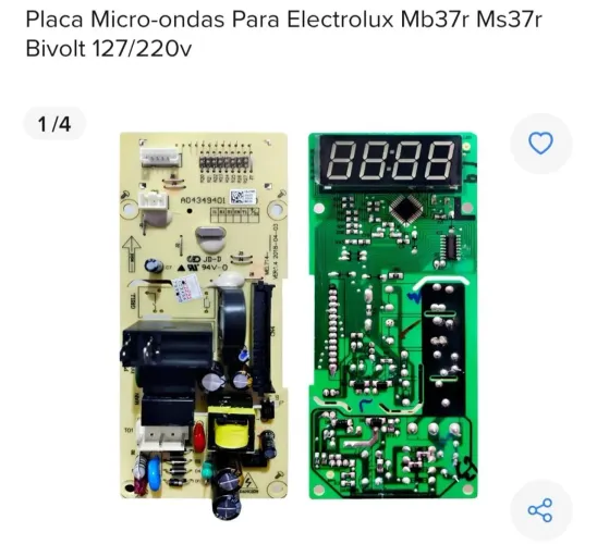 PLACA PARA MICRO-ONDAS ELECTROLUX MB37R ( USADA )
