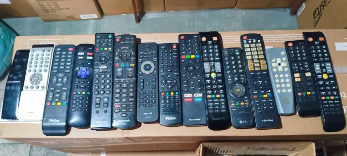 Lote controle remoto tv LG Samsung Sony Philco Multilaser Philips Panasonic