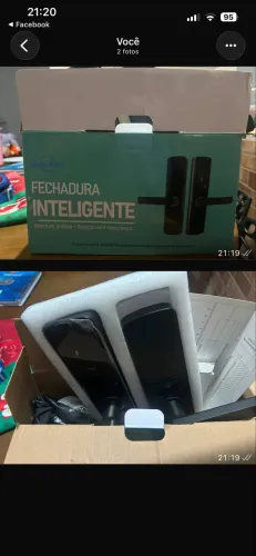 Fechadura inteligente nova