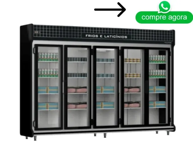 Freezer Auto serviço 5 Portas Polo Frio