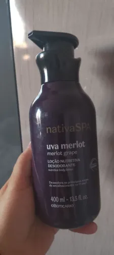 Hidratante Nativa SPA Uva Merlot (O Boticário)