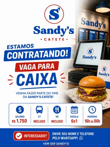 VAGA PARA CAIXA - CATETE