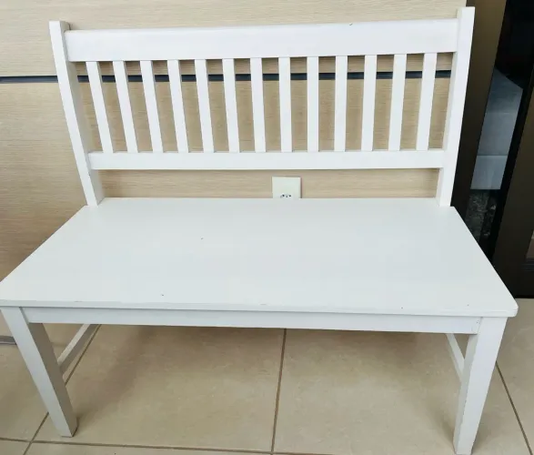 Banco branco resistente Tok Stock