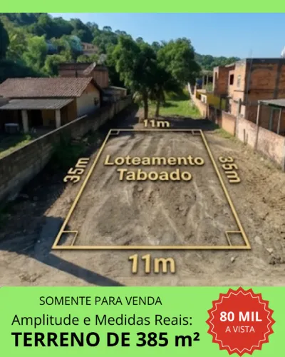 VENDO TERRENO COM 385 M2 - (CACHOEIRAS DE MACACU/RJ).