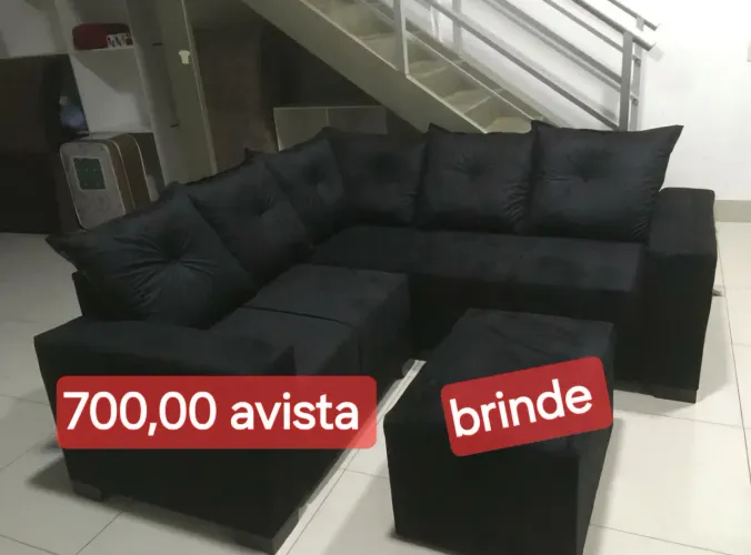 MEGA PROMOÇÃO DE SOFÁ NOVO DIRETO DA FABRICA E APARTI DE 700,00 AVISTA E PUFF DE BRINDE 