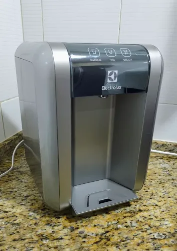 Purificador de Água Gelada Melhor Valor Filtro Electrolux Eletrônico Digital Cinza Bivolt