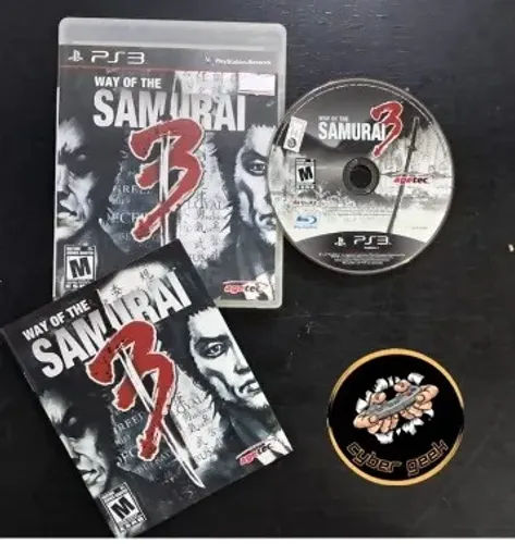 JOGO PLAYSTATION 3 PS 3 WAY OF THE SAMURAI 3 RARIDADE IMPORTADO E.U.A