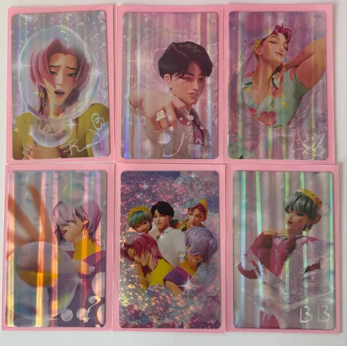 SAJA BOYS kpop demon hunters - photocards mcdonalds - não acompanha a capinha rosa