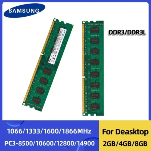 Memória Ram SAMSUNG DDR3 2X4GB 1600MHz