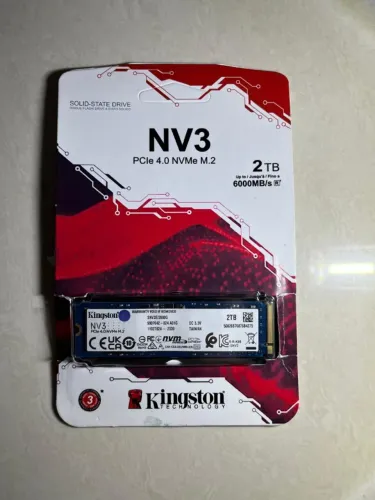 SSD NVMe Kingston NV3 2TB - Funcionando Perfeitamente