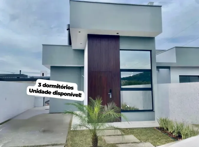 Linda Casa 3 dormitórios Palhoça Guarda do Cubatão