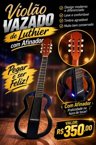 Violão Flat Nylon Luthier