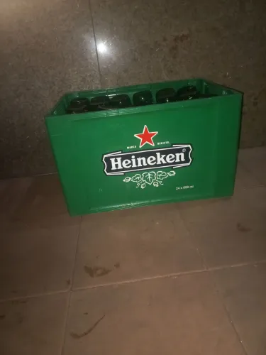 CAIXA HEINEKEN 600ML COM VASILHAME 