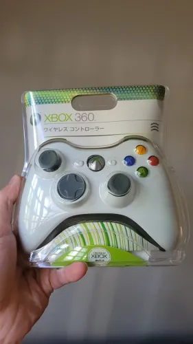 Controle Xbox 360 Arcade Original Branco (controle de coleção)