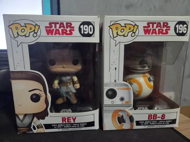 Funko Pop Star Wars BB-8 + Rey (Kit/Conjunto)