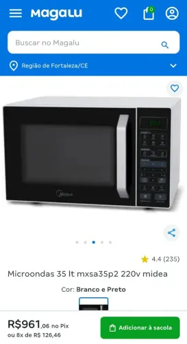 Vendo ou troco microondas 