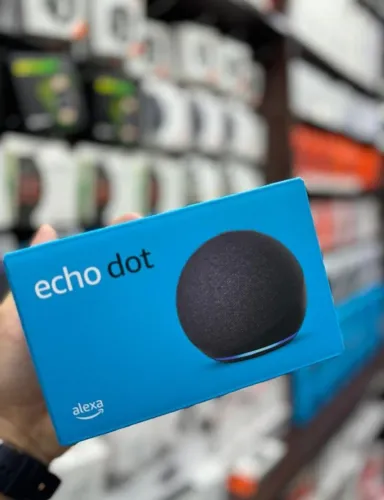 Alexa Echo Dot 5° Geração Preta Amazon Bivolt Lacrada Original Entrega Grátis DF